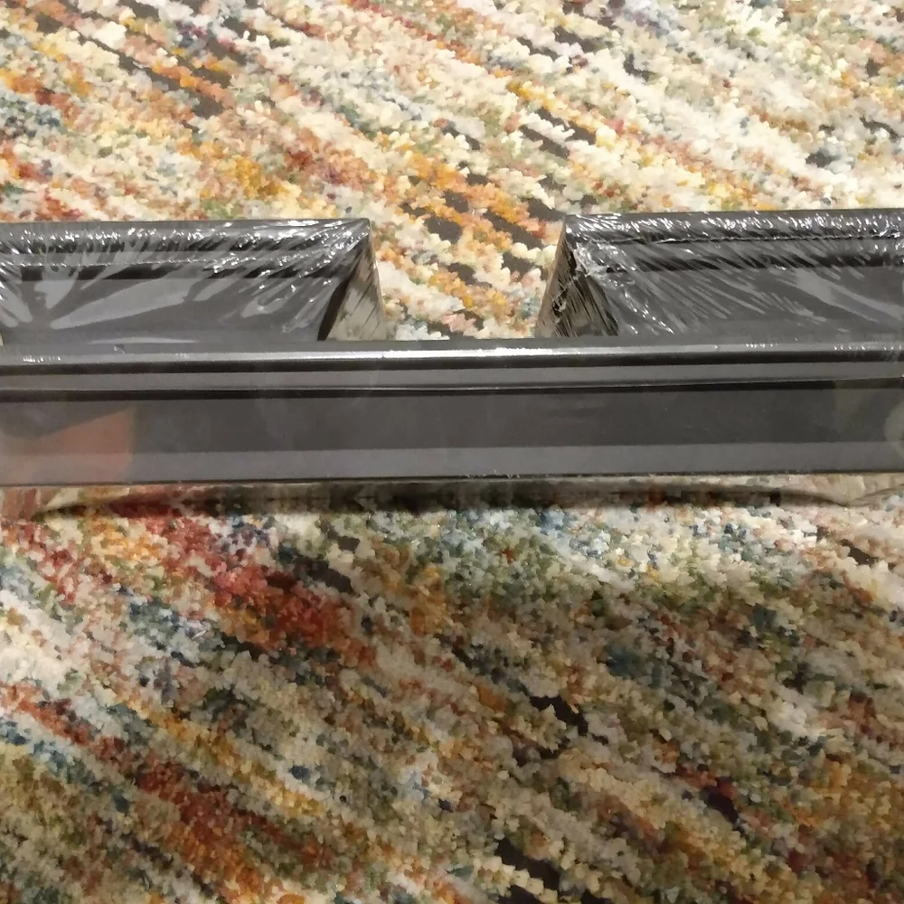 Floating black wall shelves. 3 pc new